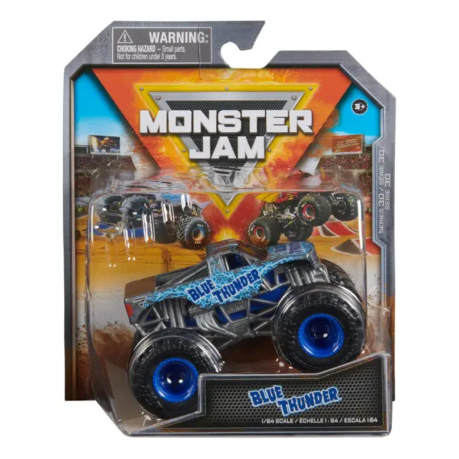 MONSTER JAM MASINUTA METALICA BLUE THUNDER SCARA 1 LA 64 VIV6044941_20141168