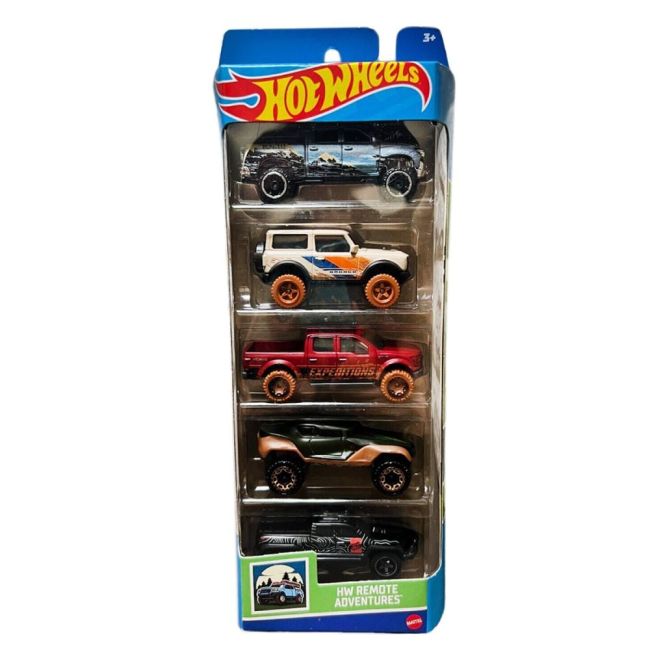 SET 5 MASINI HOT WHEELS REMOTE ADVENTURES VIVMT1806_HLY74