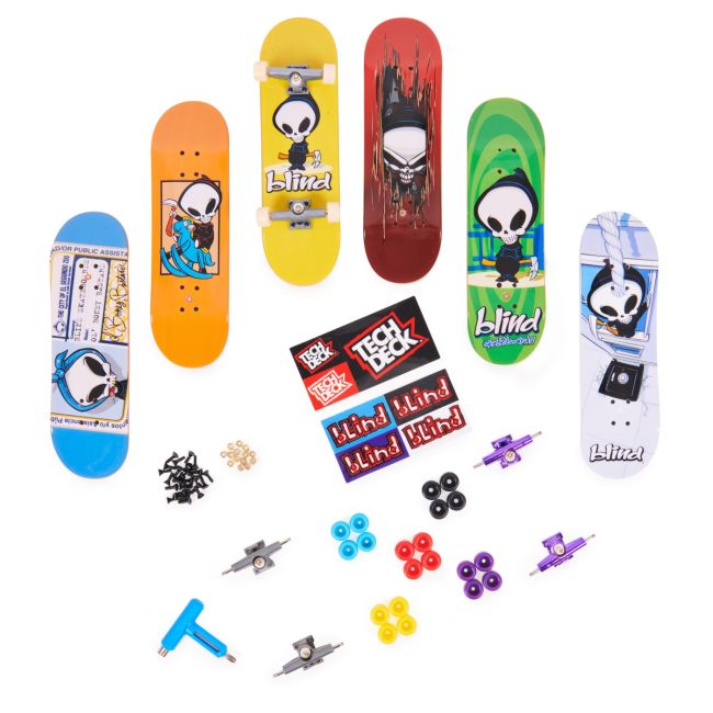 TECH DECK PACHET 6 PIESE CU ACCESORII FINGERBOARD BLIND VIV6028845_20140840