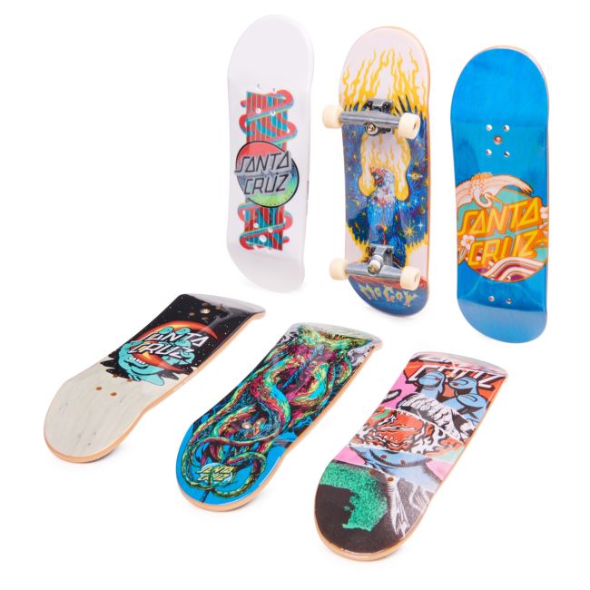 TECH DECK PACHET 6 PIESE CU ACCESORII FINGERBOARD SANTA CRUZ VIV6028845_20140839