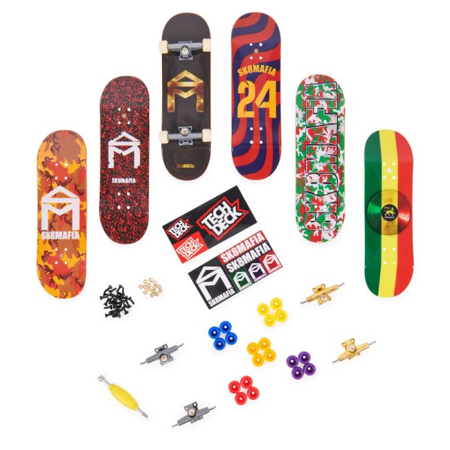 TECH DECK PACHET 6 PIESE CU ACCESORII FINGERBOARD SK8MAFIA VIV6028845_20140838