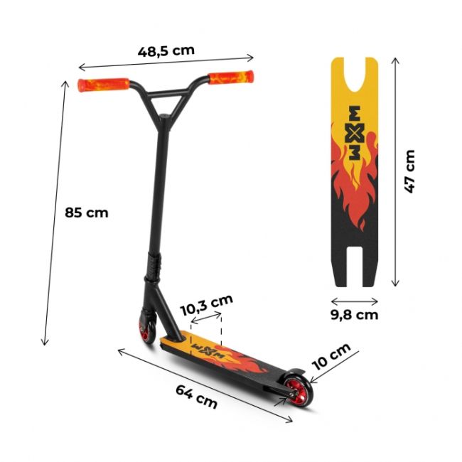 Trotineta pentru cascadorii wxm wrs-by1 - flame edeedihwwrsby1