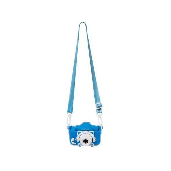 Aparat foto digital pentru copii Kitty, 2 inch, 3MP, card 16GB Kruzzel MY18070 BBJMY18070_Albastru