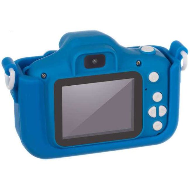 Aparat foto digital pentru copii Kitty, 2 inch, 3MP, card 16GB Kruzzel MY18070 BBJMY18070_Albastru
