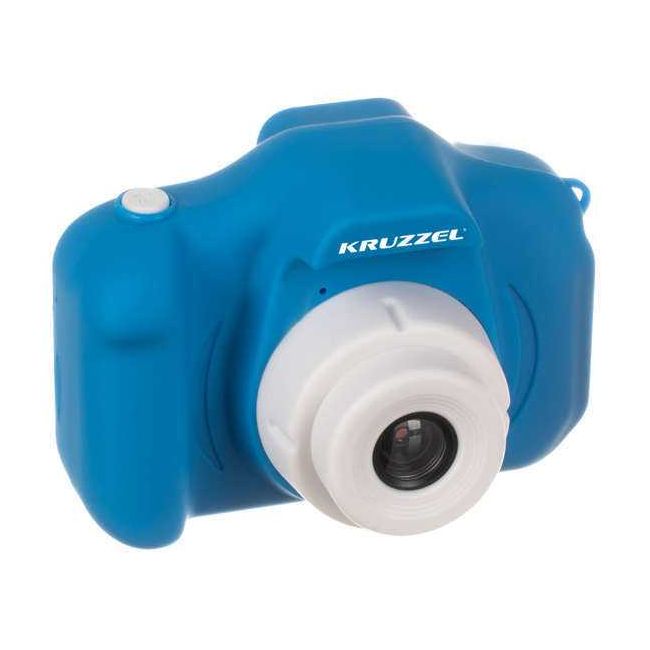 Aparat foto digital pentru copii Kitty, 2 inch, 3MP, card 16GB Kruzzel MY18070 BBJMY18070_Albastru