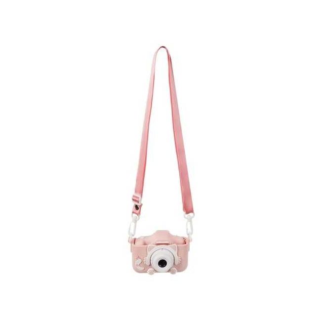 Aparat foto digital pentru copii Kitty, 2 inch, 3MP, card 16GB Kruzzel MY18070 BBJMY18070_Roz