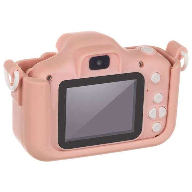 Aparat foto digital pentru copii Kitty, 2 inch, 3MP, card 16GB Kruzzel MY18070 BBJMY18070_Roz