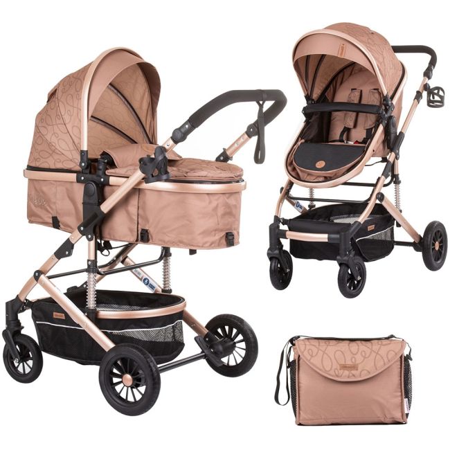 Carucior chipolino estelle 3 in 1 sand hubst-kkes02304sa