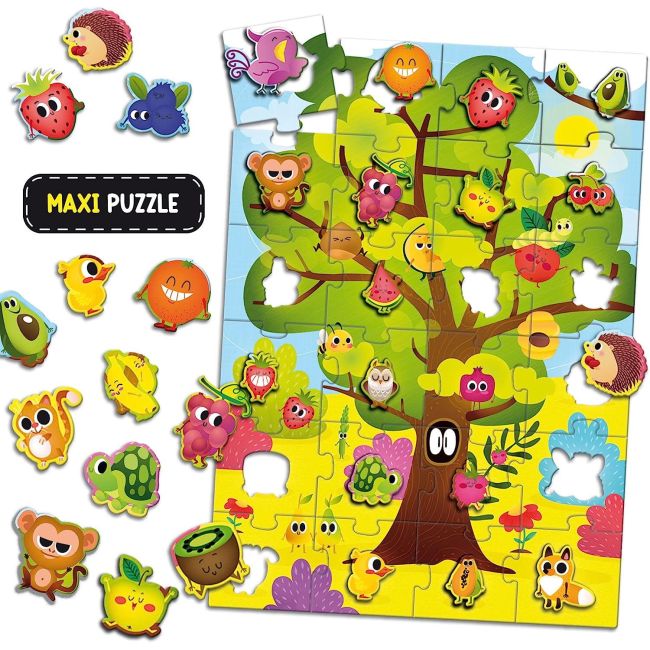 Joc montessori 2 in 1 - fructe