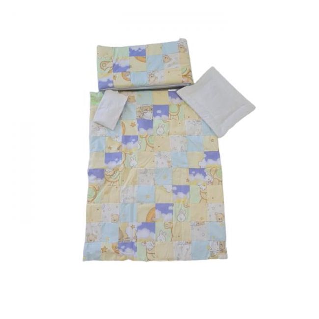 Lenjerie MyKids Mini Patratel Multicolor Boy 4 Piese 120x60 00086126