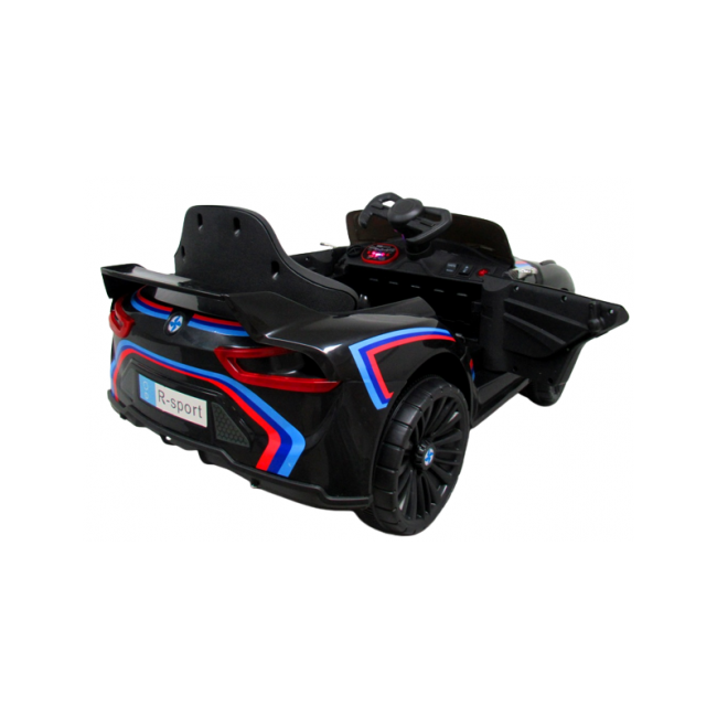 Masinuta electrica cu telecomanda, copii 1-4 ani, cabrio z5 tk1188 - r-sport - negru edeeditk1188negru