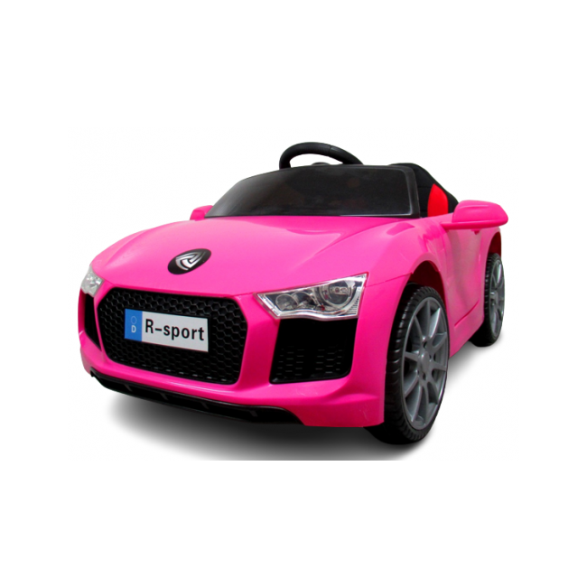Masinuta electrica cu telecomanda, copii 1-4 ani, scaun din piele, cabrio b4 628 r-sport - roz edeedi628roz