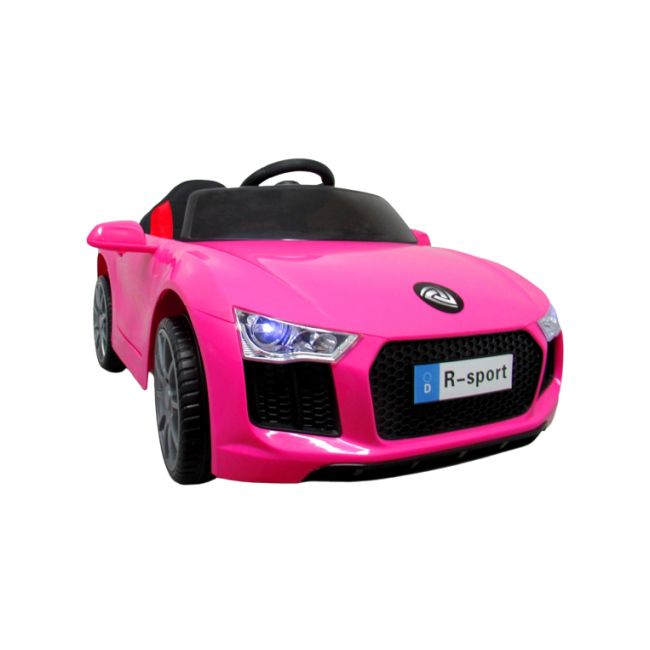 Masinuta electrica cu telecomanda, copii 1-4 ani, scaun din piele, cabrio b4 628 r-sport - roz edeedi628roz