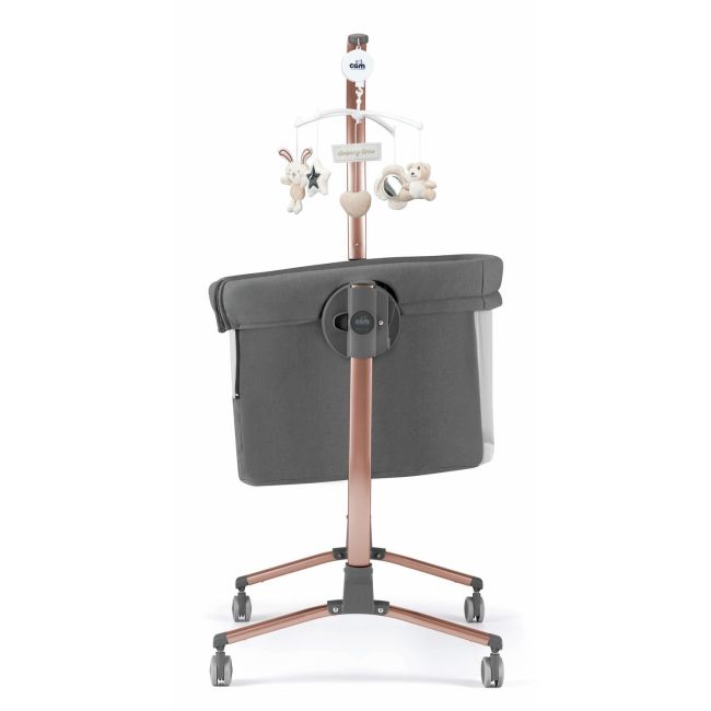 Patut Cu Leganare, Cullami, Co-sleeper 2 In 1, Cu Laterala Culisanta, Cu Setare Unghiulara, Cu Roti, Reglabil In 8 Pozitii Pe Inaltime, Gold Pjb49925182