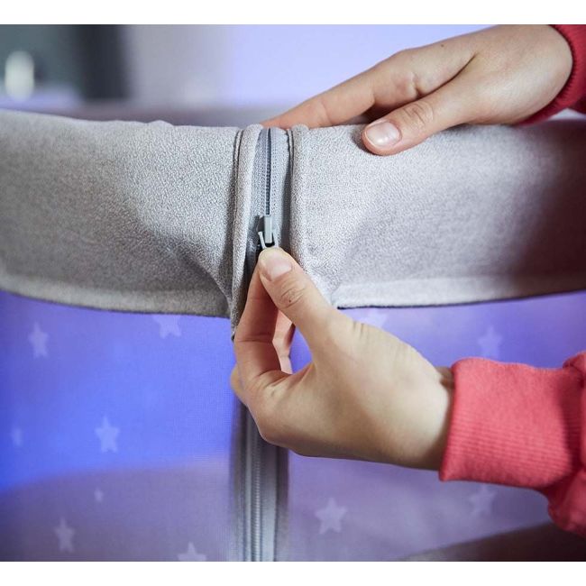 Patut, Sempreconte, Co-sleeper 2 In 1, Cu Laterala Culisanta, Cu Setare Unghiulara, Cu Roti, Reglabil In 8 Pozitii Pe Inaltime, Gri Pjb49920118