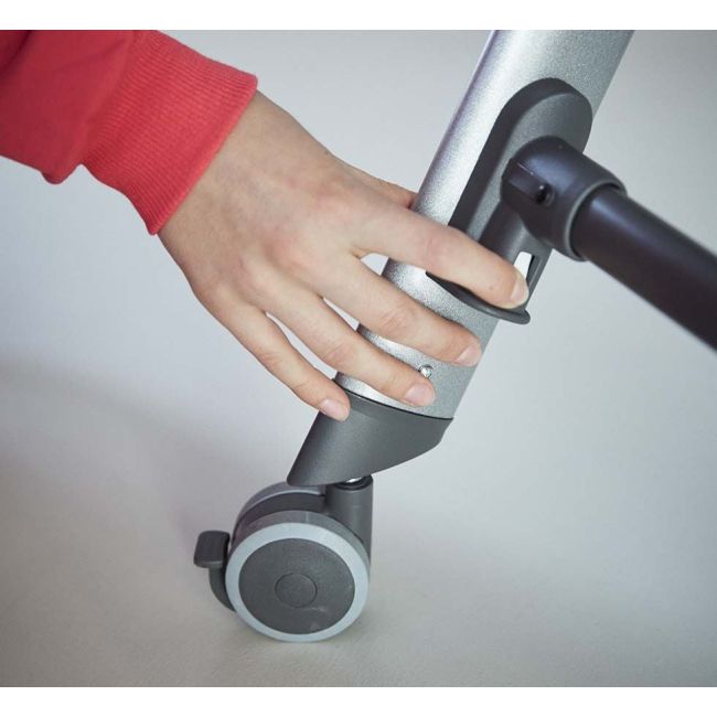Patut, Sempreconte, Co-sleeper 2 In 1, Cu Laterala Culisanta, Cu Setare Unghiulara, Cu Roti, Reglabil In 8 Pozitii Pe Inaltime, Gri Pjb49920118