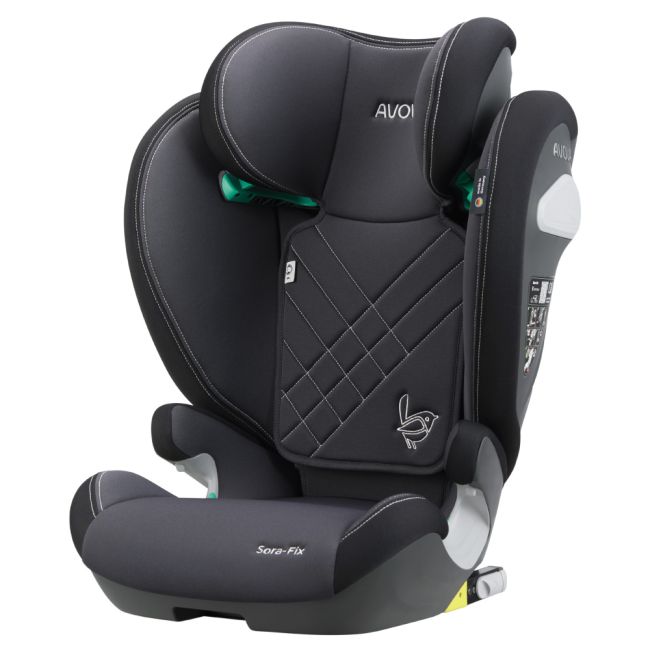 Scaun auto Avova Sora-Fix Grey/Black ERFAV1111005
