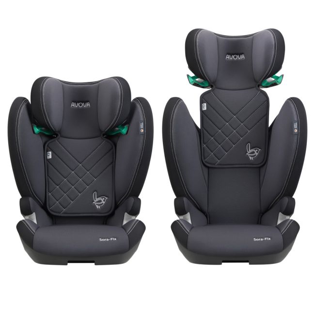 Scaun auto Avova Sora-Fix Grey/Black ERFAV1111005