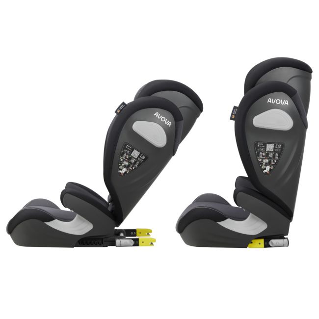 Scaun auto Avova Sora-Fix Grey/Black ERFAV1111005