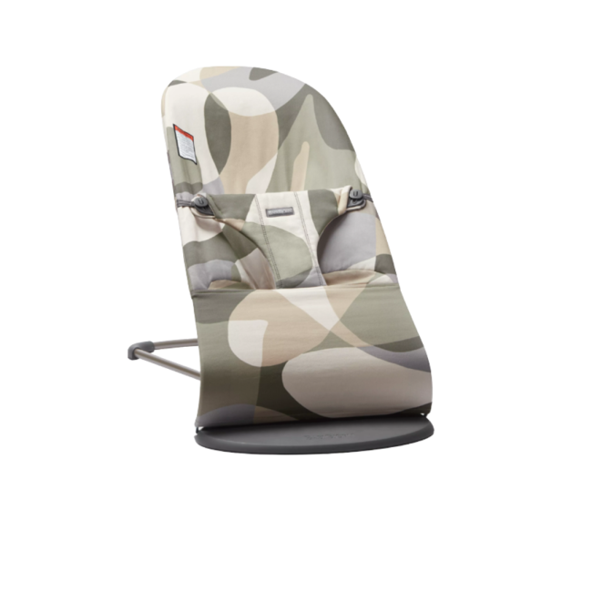 BabyBjorn - Balansoar Bliss print Khaki/Green, Bumbac BSAFE006039A