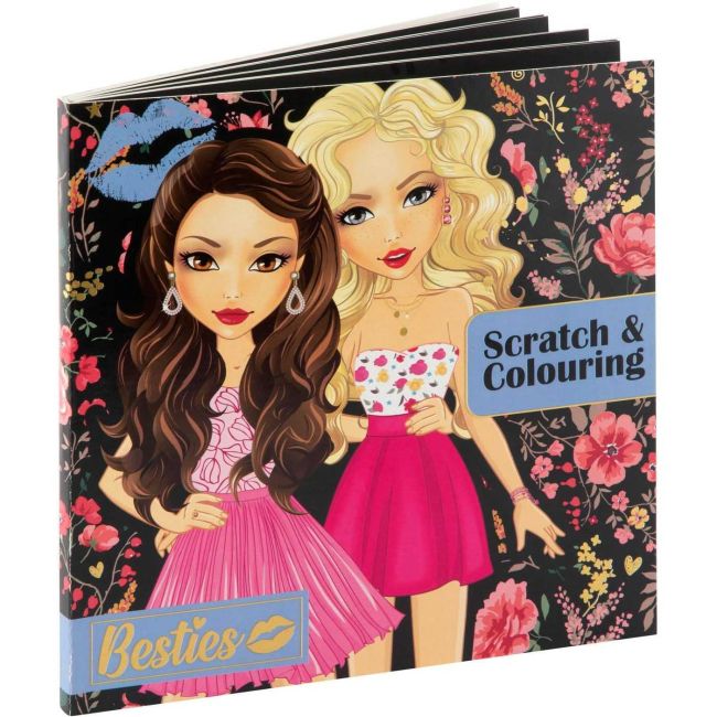 Carte razuibila Besties Scratch 20 x 20 cm Grafix GR140010 BBJGR140010_Initiala