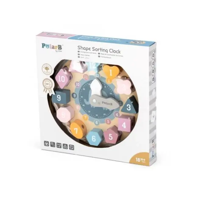 Ceas educativ cu forme geometrice polarb nc44053