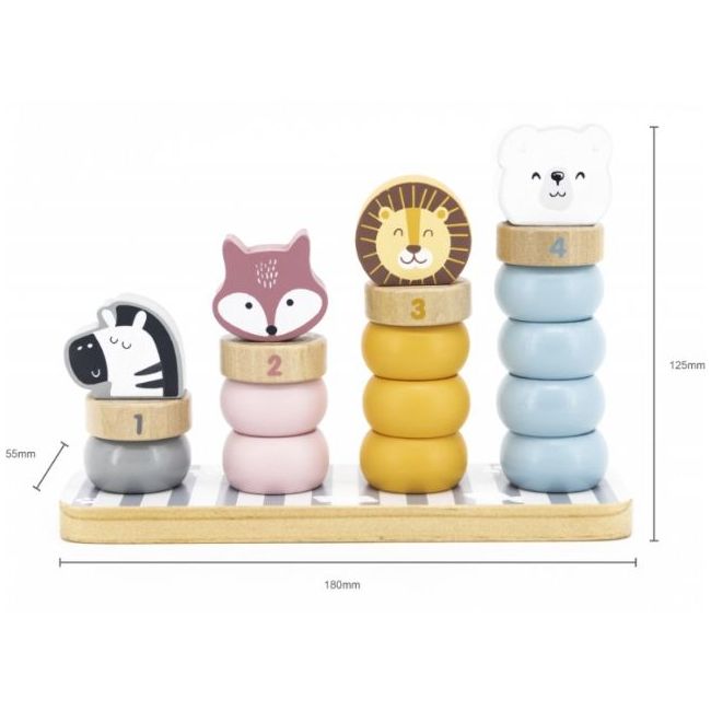 Joc de stivuire numaratoarea animalutelor polarb nc44022