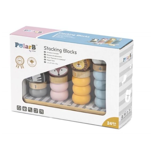 Joc de stivuire numaratoarea animalutelor polarb nc44022