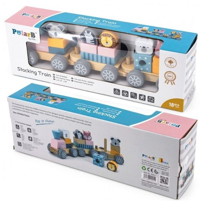 Joc de stivuire trenulet polarb nc44015