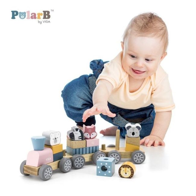 Joc de stivuire trenulet polarb nc44015
