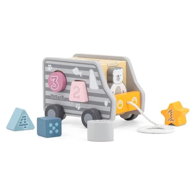 Jucarie de tras sortator forme geometrice camion polarb nc44041