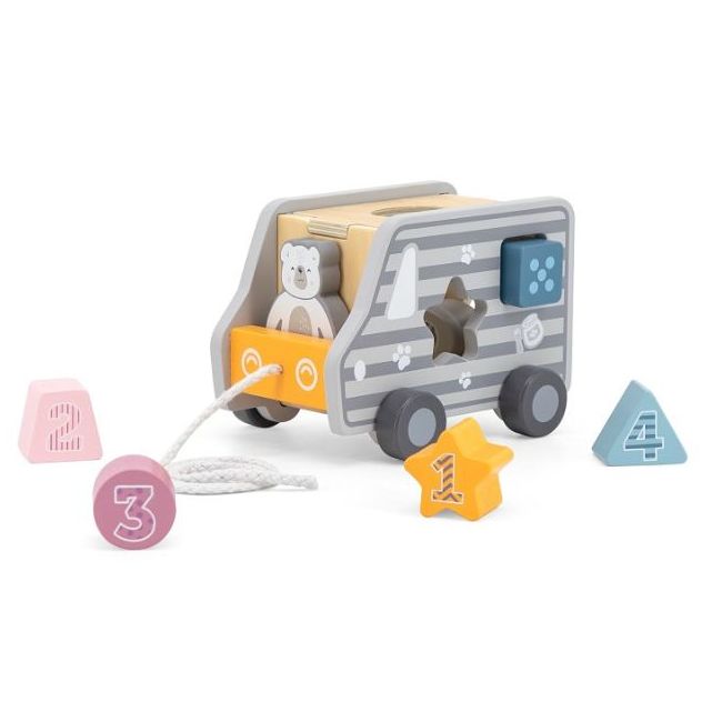 Jucarie de tras sortator forme geometrice camion polarb nc44041