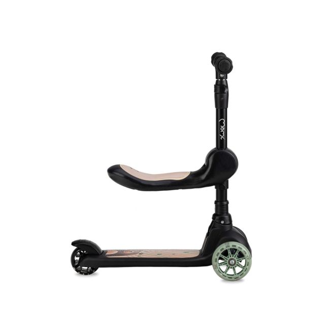 Trotineta transformabila 2in1 MoMi Kiuru - Black KRTHUBA00035