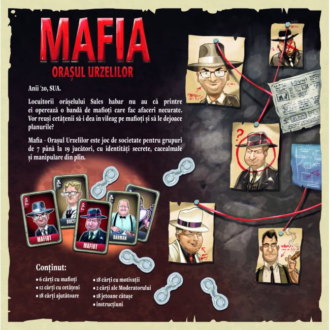 JOCUL MAFIA ORASUL URZELILOR IN LIMBA ROMANA VIV02505