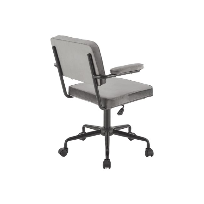 Scaun birou copii hm fidel gri velvet drm10181