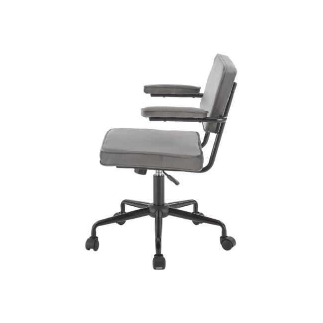 Scaun birou copii hm fidel gri velvet drm10181