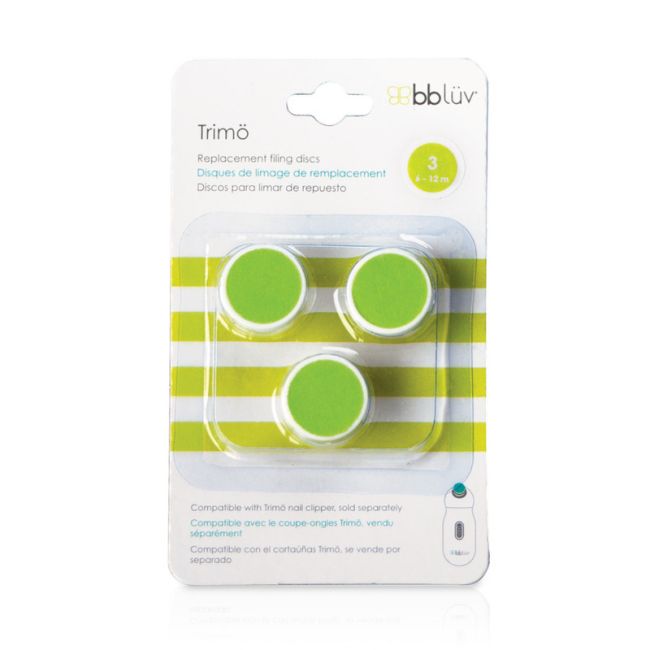 Set capete de rezerva pentru pila electrica, Trimo, A treia etapa, 6-12 luni, Bbluv, Multicolor BYNBBL-B0159