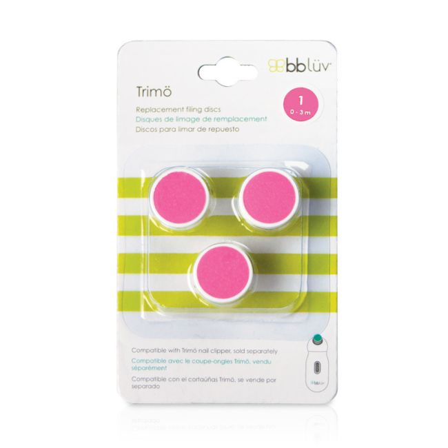 Set capete de rezerva pentru pila electrica, Trimo, Prima etapa, 0-3 luni, Bbluv, Multicolor BYNBBL-B0157