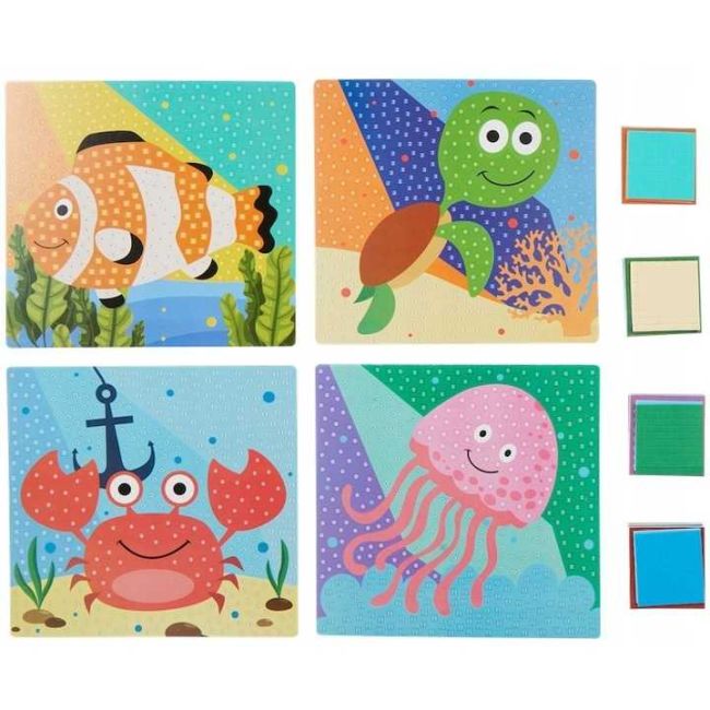 Set creativ Mozaic 4 Animale Marine 4 Fise SunCity ARJ054755A BBJARJ054755A_Initiala