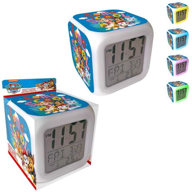 Ceas desteptator digital copii, Paw Patrol SunCity EWA19831PW BBJEWA19831PW_Initiala