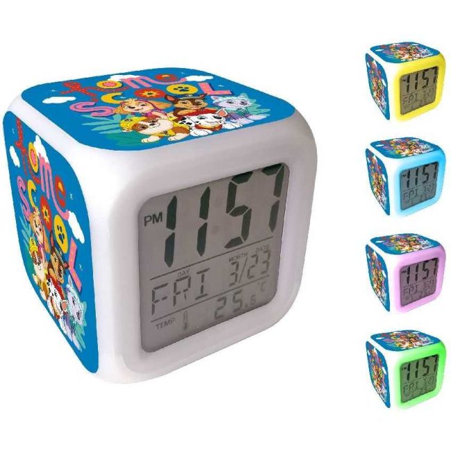 Ceas desteptator digital copii, Paw Patrol SunCity EWA19831PW BBJEWA19831PW_Initiala