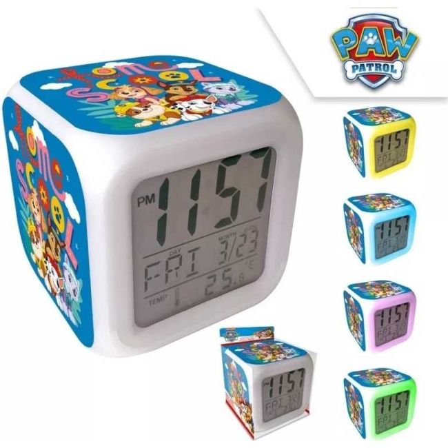Ceas desteptator digital copii, Paw Patrol SunCity EWA19831PW BBJEWA19831PW_Initiala