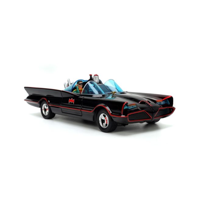 JADA BATMAN SET MASINUTA METALICA BATMOBILE  1:24 SI 4 FIGURINE VIV253215011