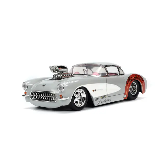 JADA MASINUTA METALICA BUGS BUNNY 1957 CHEVROLET CORVETTE 1:24 VIV253255041