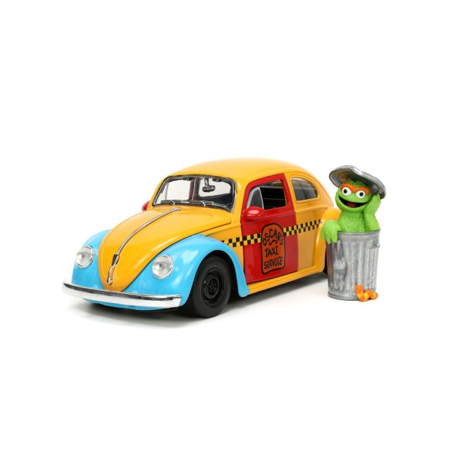 JADA MASINUTA METALICA SESAME STREET 1959 VW BEETLE  1:24 VIV253255059