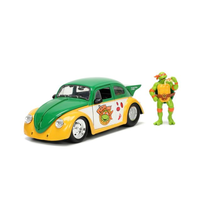JADA MASINUTA METALICA TESTOASELE NINJA 1959 VOLKSWAGEN DRAG BEETLE 1:24 VIV253285002