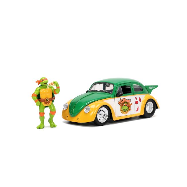 JADA MASINUTA METALICA TESTOASELE NINJA 1959 VOLKSWAGEN DRAG BEETLE 1:24 VIV253285002