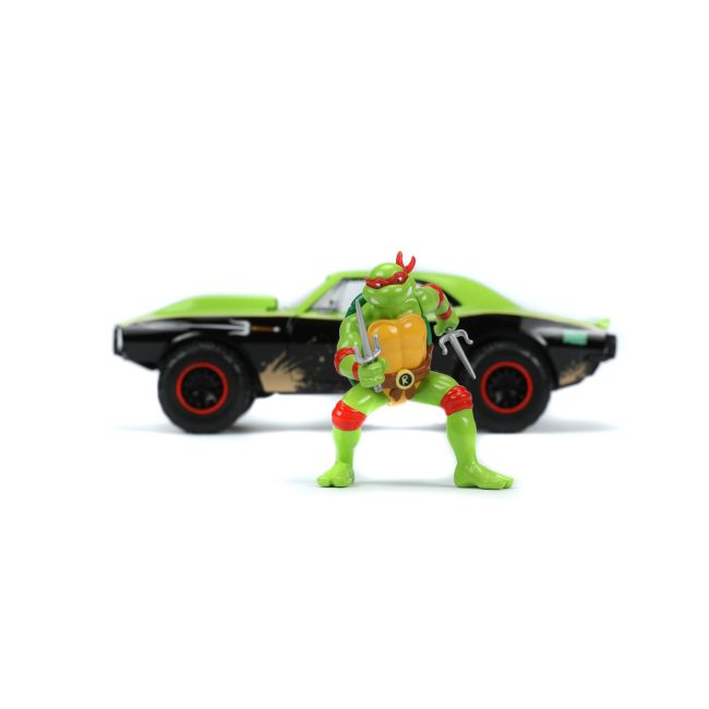 JADA MASINUTA METALICA TESTOASELE NINJA RAPHAEL CHEVY CAMARO 1:24 VIV253285001