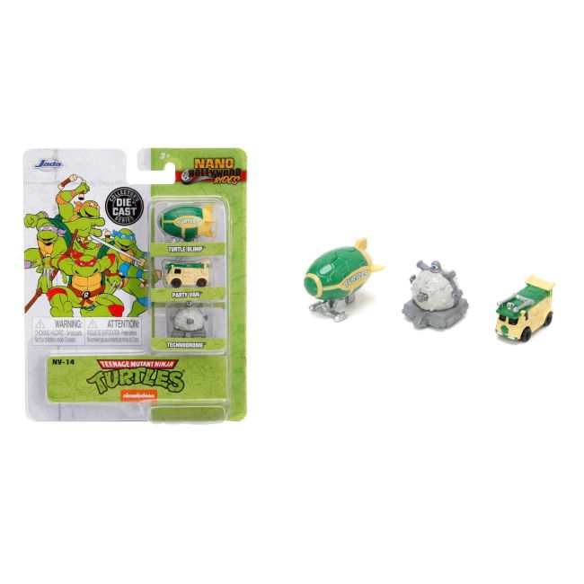 JADA SET 3 MASINUTE METALICE TESTOASELE NINJA 4CM VIV253281000