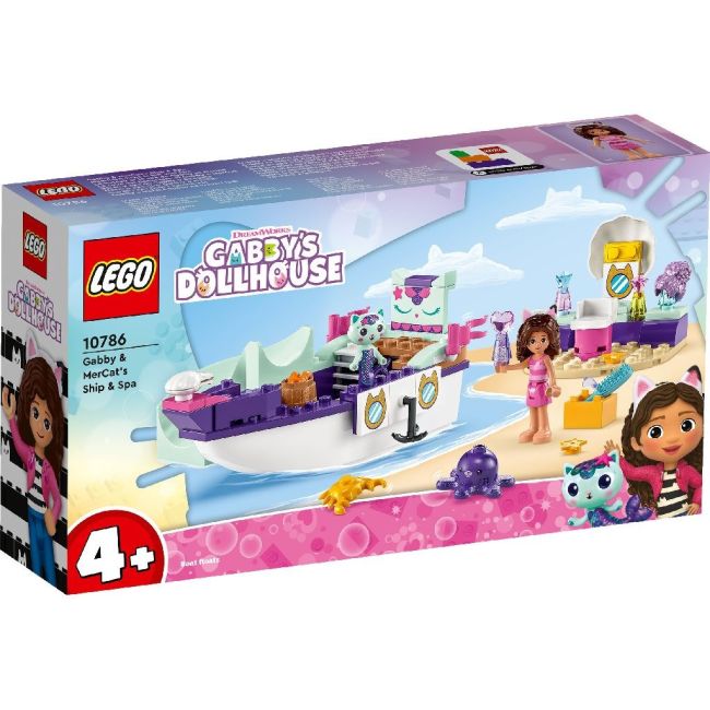 LEGO GABBYS DOLLHOUSE BARCA CU SPA A LUI GABBY SI A PISIRENEI 10786 VIVLEGO10786